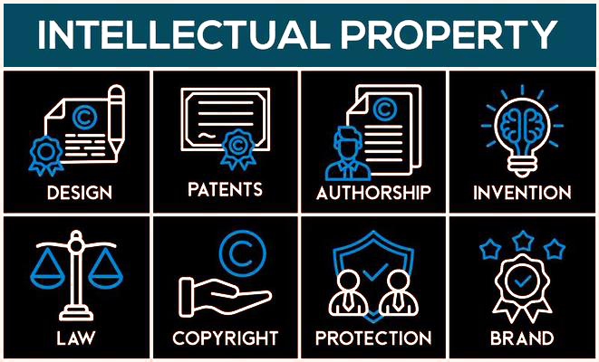 grid of various intellectual property areas {{brizy_dc_image_alt imageSrc=